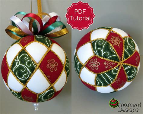 christmas ornament tutorial pattern diy  sew harlequin