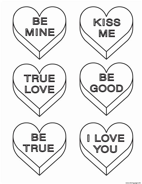 coloring pages valentine hearts