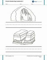 Worksheets Caverns Worksheet Cave sketch template