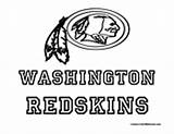 Washington Coloring Redskins Pages Football Sports Nfl Teams Colormegood sketch template