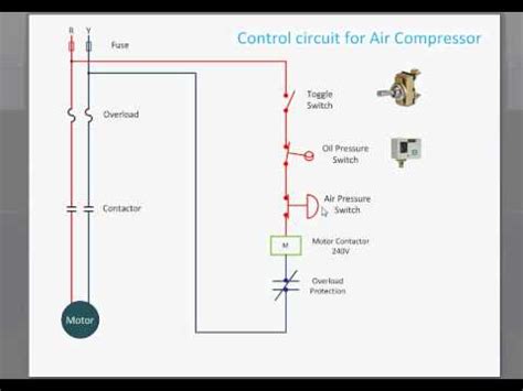 control circuit  air compressor youtube