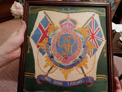 My So S Great Grandfather Embroidered This When He Was Stationed In