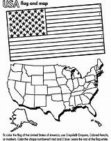 Coloring Pages Flag States America United Usa Map North Printable American Color Flags Kids South Crayola Country Sheets Print Getcolorings sketch template