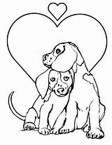 Coloring Pages Printable Puppy Easy Preschool Print sketch template