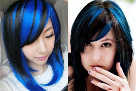 Black And Blue Hairstyles Definitely Not For The Faint Hearted