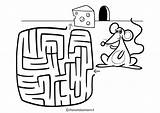 Bambini Labirinti Facili Anni Labirinto Pianetabambini Topo Coloring Altri sketch template