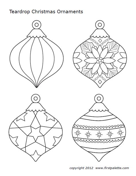 ornaments printable christmas ornaments christmas ornament template