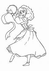 Coloring Esmeralda Disney Pages Dame Notre Hunchback Walt Characters Tambourine Camelot Quest Kids Plays Fanpop Princess Wallpaper Gif Print Colouring sketch template