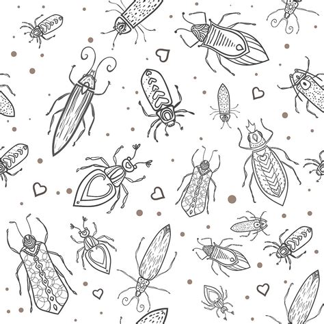 bug coloring pages printable