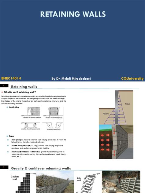 retaining walls  materials building engineering