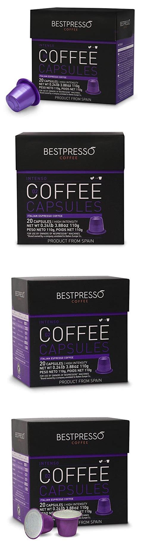 nespresso compatible gourmet coffee capsules  pod intenso blend