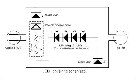 schematic  wire christmas lights diagram