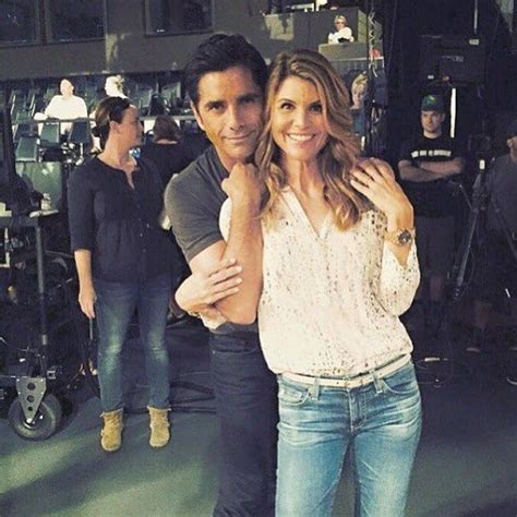 john stamos and lori loughlin backstage behind the scenes fuller house