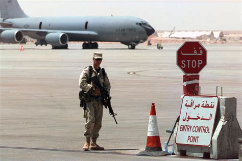military  deploy troops   prince sultan air base  riyadh