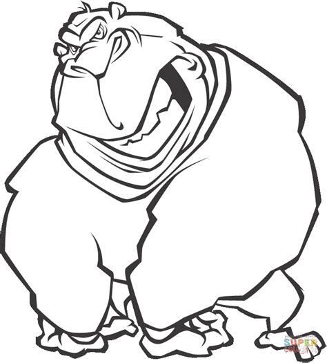 magilla gorilla coloring pages learny kids