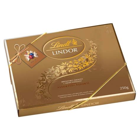 lindt lindor box assorted chocolates 250g london drugs
