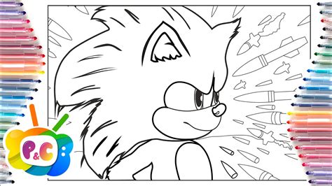 sonic coloring pagesonic  robotnik  action scenescartoon don