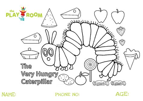 entered   hungry caterpillar colouring competition