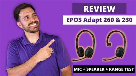 epos adapt   bluetooth wireless headset  depth review  mic test youtube