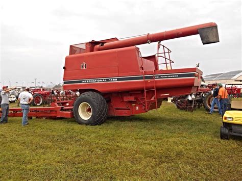 ih  pull type combine international tractors farm equipment