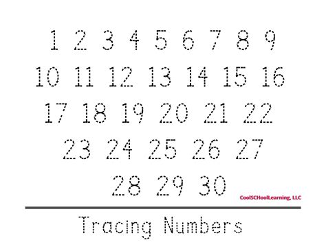 createprintables   number tracing practice tracing numbers