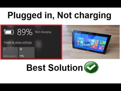 fix laptop battery plugged   charging