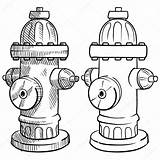 Hydrant Fire Sketch Drawing Vector Stock Hydrants Illustration Lhfgraphics Royalty Getdrawings Firefighter Doodle Style Odwiedź sketch template