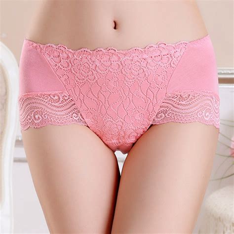 buy sexy seamless soft embroidery lace women underwear panty