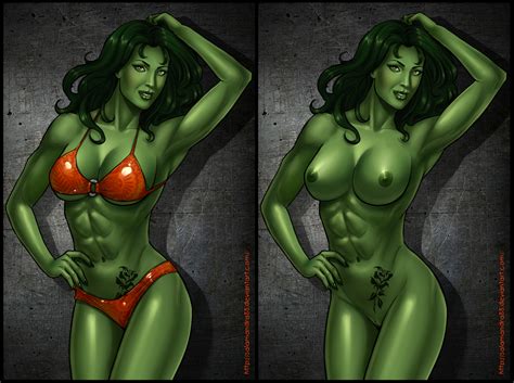 She Hulk By Salamandra Hentai Foundry