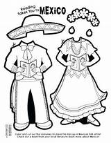 Hispanic Coloring Mariachi Heritage Pages Paper Culture Mexican Mexico Spanish Doll Month Crafts Kids Drawing Dolls Activities Printable Color Para sketch template