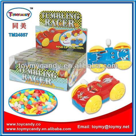 hot selling candy toy products    china tumbling racing car