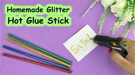 How To Make Glitter Glue Stick Homemade Glitter Glue Stick How To