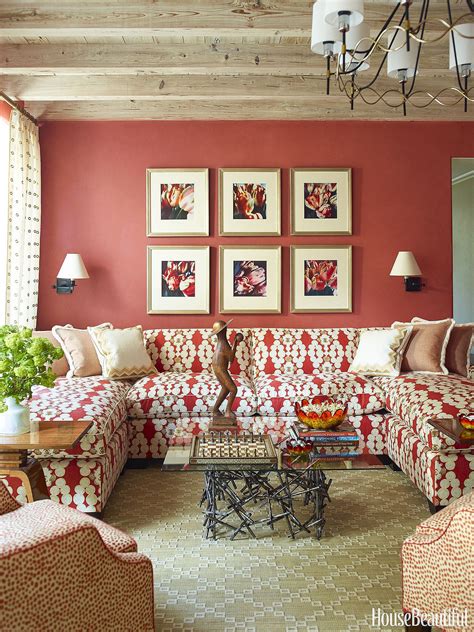 luxury brown  red living room decor ideas brownand red living