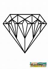 Diamante Diamantes Corona Joya Sobre sketch template