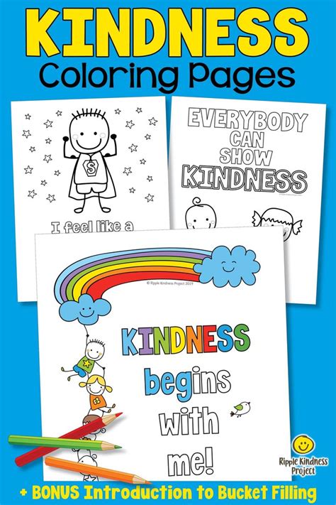 kindness coloring pages creative art project  inspirational quotes