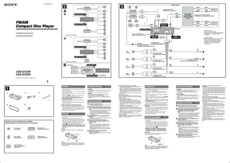 sony stereo wiring diagrams
