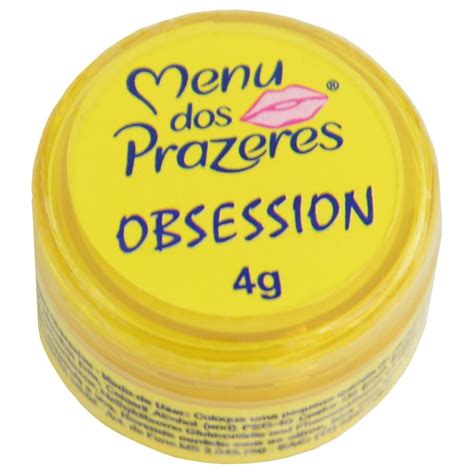 obsession gel anal 4g menu dos prazeres gall sex shop