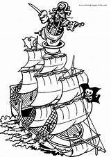 Coloring Pirate Ship Pages Kids Pirates Printable Color Miscellaneous Print Sheet Drawing Sheets Sunken Ships Adult Colorings Book Clipart Cartoons sketch template