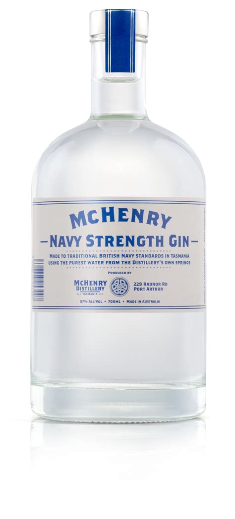 navy strength gin mchenry distillery