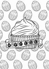 Coloring Warhol Cupcakes Pages Adult Cup Cakes sketch template