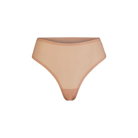 Skims Naked High Waisted Thong In Honey Shop Kim Kardashian S New