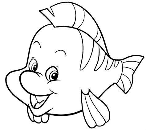 flounder coloring page coloring pages