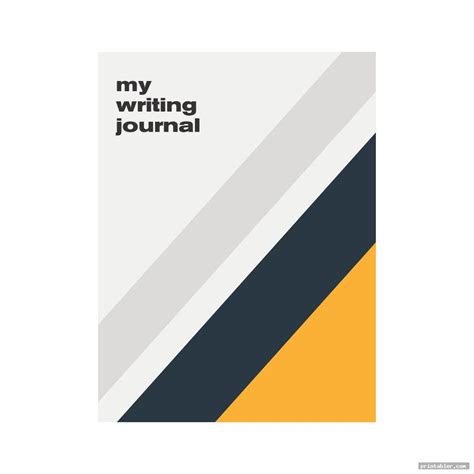 writing journal cover printable gridgitcom