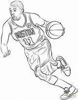 Coloring Kyrie Irving Nba Pages Basketball Printable Curry Steph Drawing Athletes Colorings Sports sketch template