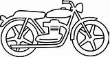 Coloring Motorcycle Pages Police Preschoolers Printable sketch template