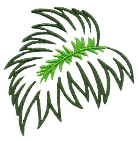 jungle leaf template clipartsco