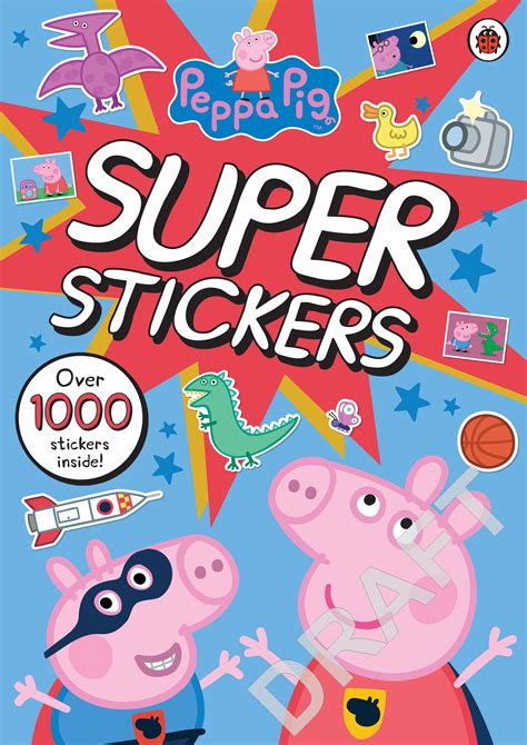 peppa pig super stickers activity book  peppa pig penguin books australia