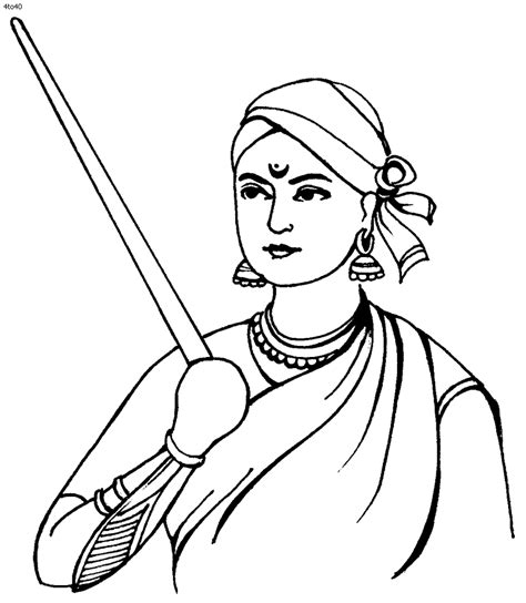 Jhansi Ki Rani Coloring Pages 2019 Open Coloring Pages