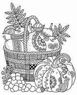 Apples Zentangle Kolorowanka Kosz Kolorowanki Owocami Warzywami Happy Coloringoo Fruits Printables Owocow Doroslych sketch template