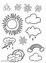 Weather Coloring Pages Clipart Printable Climate Kids Template Colouring Pdf Preschool Sheets Printables Zones Choose Board Craft sketch template